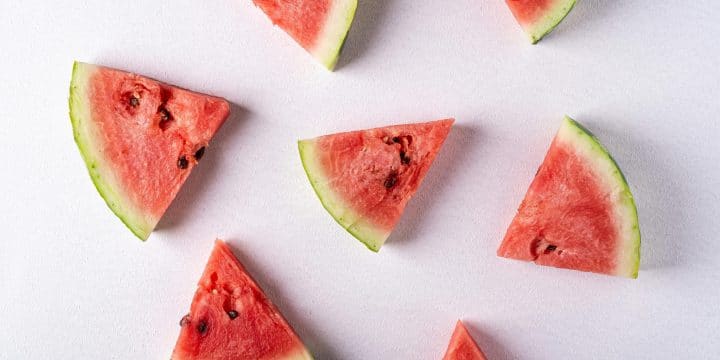 a group of watermelon slices